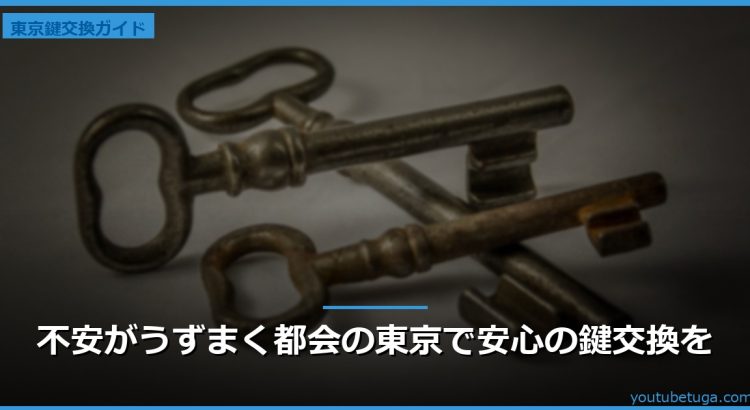 不安がうずまく都会の東京で安心の鍵交換を
